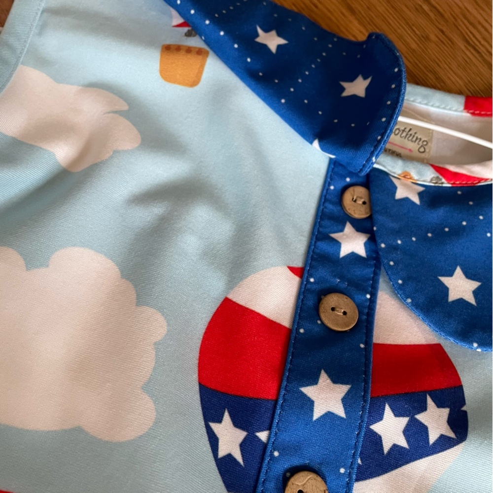 NEVER Worn Be Girl Clothing girls Patriotic Dress Red white blue size 10 - Picture 3 of 6